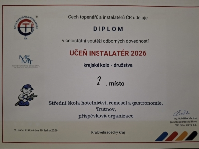 Soutěž „UČEŇ INSTALATÉR 2026“