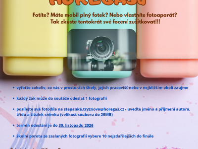 Fotografická soutěž „Zachyť krásu HOREGASu“