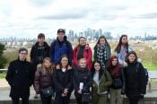 Panoramatický výhled na Londýn z Greenwich parku